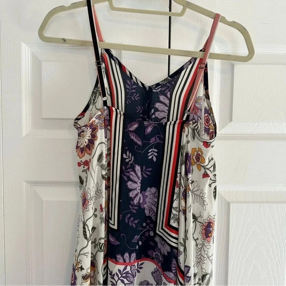 Nanette Lepore Floral Sleeveless Maxi Sundress Handkerchief Hem Size 2 - Picture 6 of 11